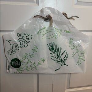 Whole Foods Reusable Plastic Bag Large Perfect For Holiday Gatherings SHIPS FAST